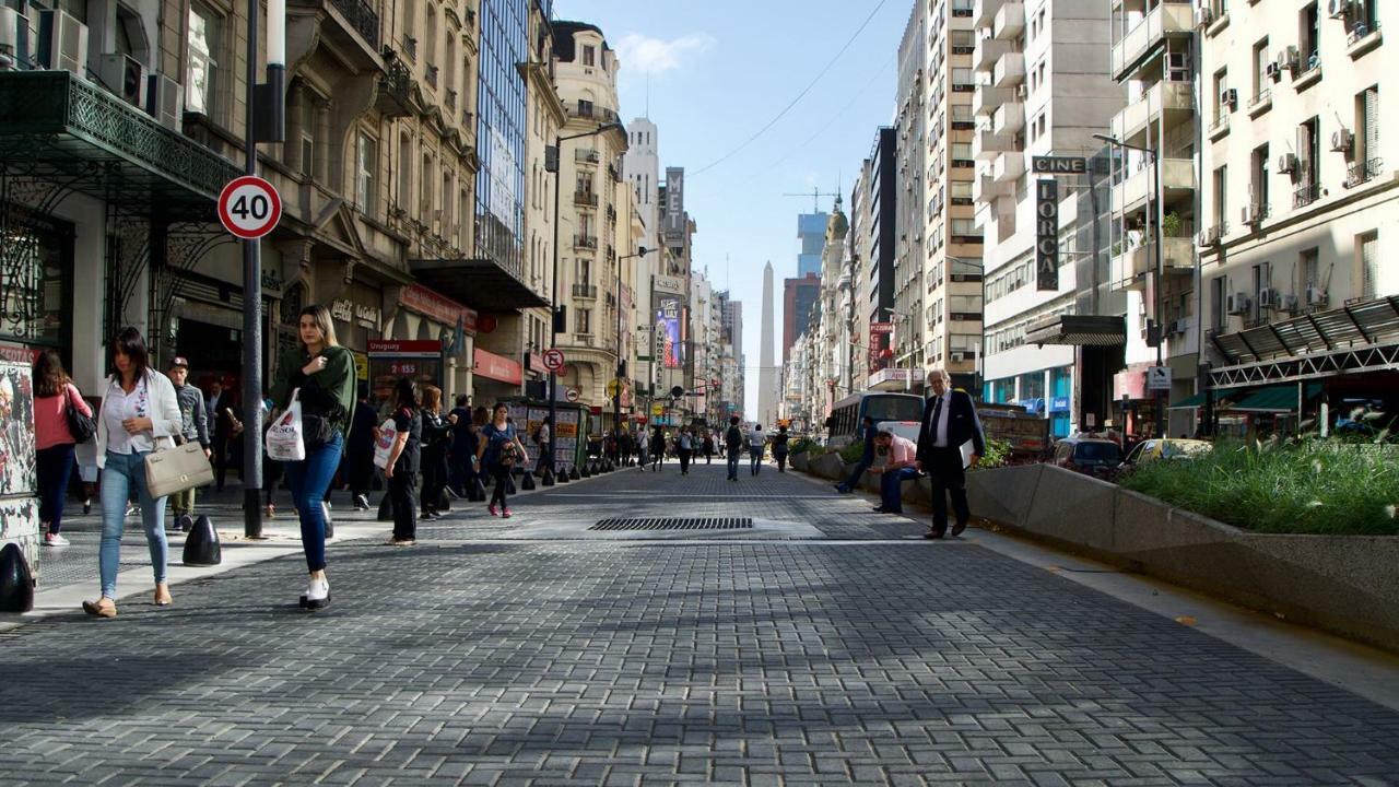 Estilo Y Comodidad En Av Corrientes, Departamento Con Estacionamiento Para Autos Buenos Aires Zewnętrze zdjęcie